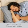 thumbnail image 6 of ClevaHome 6-Piece Queen Luxury Bed Sheet Set - Soft, Wrinkle & Fade Resistant Microfiber Bedding with 14" Deep Pocket & Embroidery, Misty Grey, 6 of 9