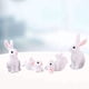 thumbnail image 2 of Figuras de conejitos en miniatura, 8 Uds., figuras de conejos de jardín de hadas, adornos para tartas de Pascua, Mini figuras de conejitos, juguetes de estilos surtidos Fason WRLF-359, 2 of 7