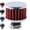 Red, variant on For Valve Cover Breather Filter 16mm Vent Crankcase Breathe Filter for Honda Car Accessory for Acura Integra Eg Ek Dc2 RSX Civic K-Series US K-swap K20 K20A K24 w/clamp