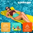 thumbnail image 3 of TRC Recreation Splash 1.25" Thick Swimming Pool Float Lounger Mat, Yellow, 3 of 11