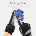 thumbnail image 4 of Guantes de esquí Irfora Hombres Mujeres Invierno Guantes cálidos Guantes de pantalla táctil Antideslizante A prueba de viento Impermeable Guantes de esquí térmicos para correr al aire libre Irfora Guantes de esquí, 4 of 5
