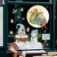 thumbnail image 1 of Christmas Window Decoration Snowflake Wall Sticker Moon Santa Claus Glass Wall Sticker SD2208, 1 of 5