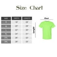 thumbnail image 2 of Gildan Men's Heavy Cotton Short Sleeve T-Shirt, Hi Vis Workwear Neon Green Tee, Pack of 3, S, 2 of 5