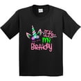 thumbnail image 3 of Inktastic It's My Birthday Unicorn Youth T-Shirt, 3 of 5