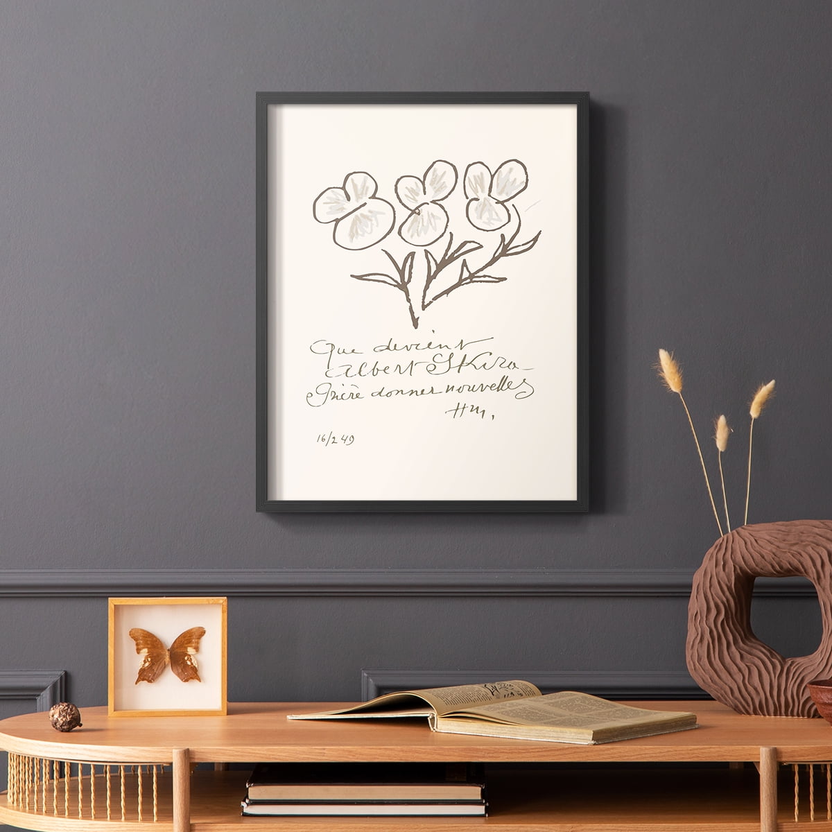 Matisse CCXLII in Solid Wood 8 x 10 Framed Print