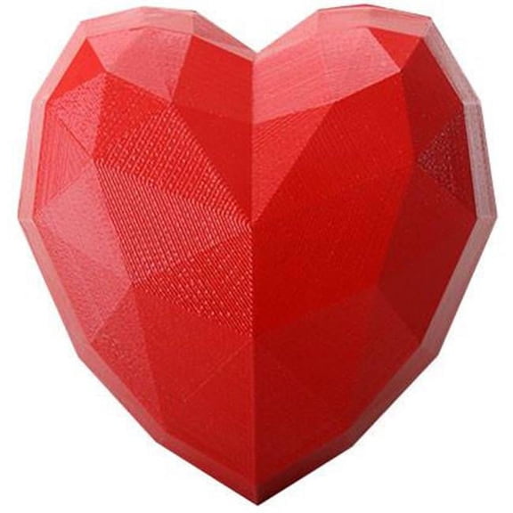 Summit Collection 9142 Large Heart Box, Red