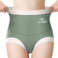 thumbnail image 3 of Gibobby Braguitas Slim Fit Las mujeres cintura media algodón transpirable el terciopelo cálido para mantener las bragas calientes (Verde, L), 3 of 4