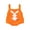 Orange, variant on Bagilaanoe Newborn Baby Girl Boys Easter Rompers Print Sleeveless Knit Bodysuit 3M 6M 9M 12M Infant Overalls Spring Clothing