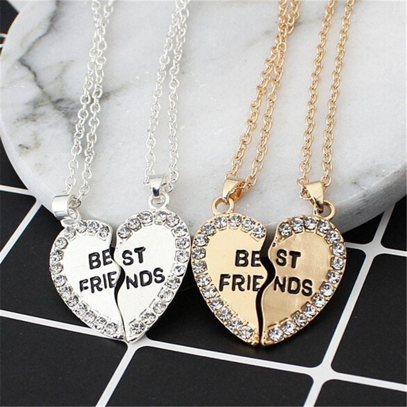 BESTIE Best Friend Personalised Necklace Horse & Heart Initial Gift