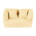 thumbnail image 1 of Yinanstore Canapé-Lit Mini Convertible Chaise Longue DIY Accessoires Modèle Réaliste Mini Causeuse pour Décorations Paysagères Jeu de Rôle Cadeau beige, 1 of 8