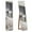 Walnut, variant on HOMCOM Full Length Mirror, Rectangular Full Body Mirror, White