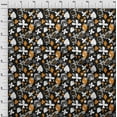 thumbnail image 4 of oneOone Coton Popeline Orange Tissu Poker Robe Tissu Tissu Imprimé par la Cour 56 Pouces de Large, 4 of 4