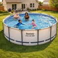 thumbnail image 3 of Open Box Bestway Steel Pro MAX 13'x48" Above Ground Pool w/ Pump & Cover, 3 of 10