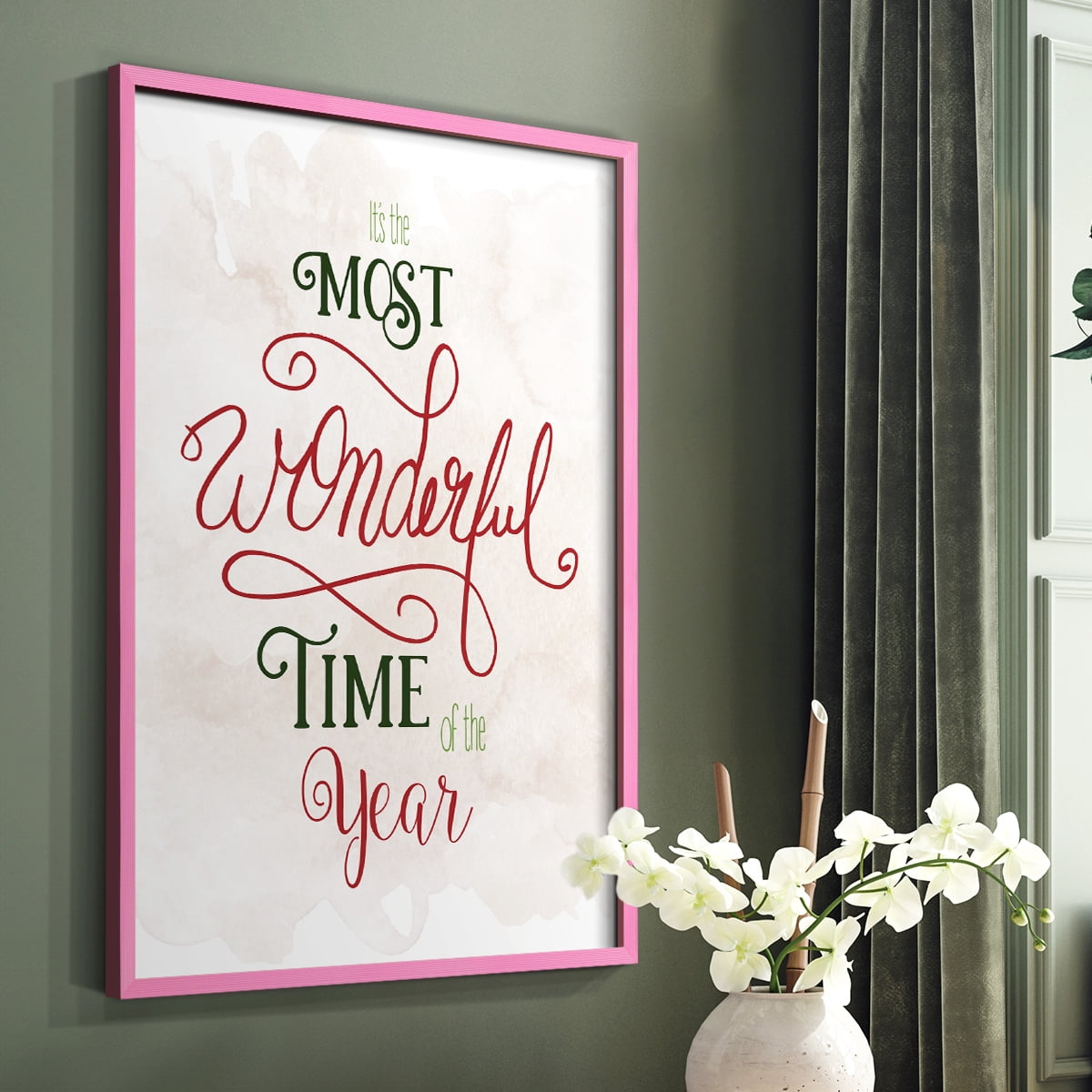 Wonderful Time of the Year Framed Print - Solid Wood in Single Picture Frame Solid Wood 2 Framed Print