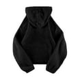 thumbnail image 5 of hotojiny Fuzzy Hoodies for Women Winter Warm Fleece Sweatshirt Soft Thermal Thick Sherpa Lined Hooded Pullover Tops with Pocket, 5 of 5