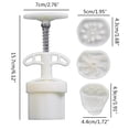 thumbnail image 2 of Mooncakes Mold Convenient Hand-press Dessert Mold Household Cake Baking Tool, 2 of 14