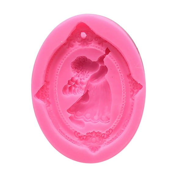 WHEANG DIY Bakeware Blow Horn Angel Girl Car Aroma Plaster Cake Cookie Dessert Decorating Tools Chocolate Silicone Tools