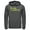 Charcoal Heather, variant on Men's Justice League Martain Manhunter  Pull Over Hoodie Athletic Heather Large