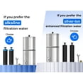thumbnail image 5 of Alkaline Waterdrop Gravity-fed Water Filter System, Increase PH, with 4 Filters and Metal Spigot, King Tank Series, 2.25G, 5 of 6