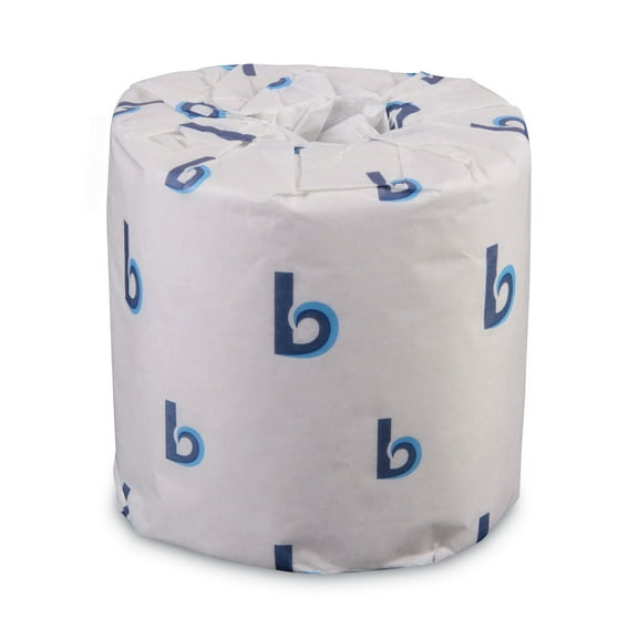 Boardwalk 2-Ply Commercial Toilet Tissue, 400 Sheets per Roll, 96 Rolls, White