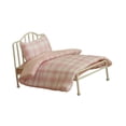 thumbnail image 3 of Muebles de casa de muñecas en miniatura en miniatura 1:12 accesorios de dormitorio de casa de muñecas realista con ropa de cama para jugar, 3 of 8