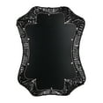 thumbnail image 4 of Creative Co-Op Decorative Handwoven Cattail Wall Mirror, Black, 4 of 8