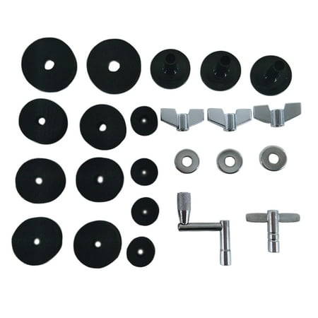 

CANKER Drum Felt Set with Washer Sleeve Nut Wrench Instrument Replacement Accessory 23x