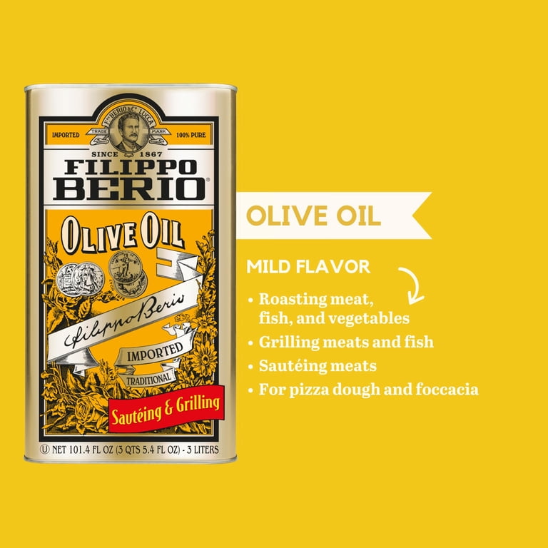 Filippo Berio Traditional Pure Olive Oil 101.4 fl oz - Walmart.com