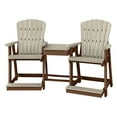thumbnail image 7 of OS Home and Office 514WWTB-K Counter Height Settee in Weatherwood/Tudor Base, 7 of 7