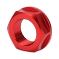 thumbnail image 4 of Tuerca del eje de la rueda trasera de la motocicleta M22x1.5 Reemplazo de aluminio para Kawasaki KX125 2003-2008Rojo, 4 of 12