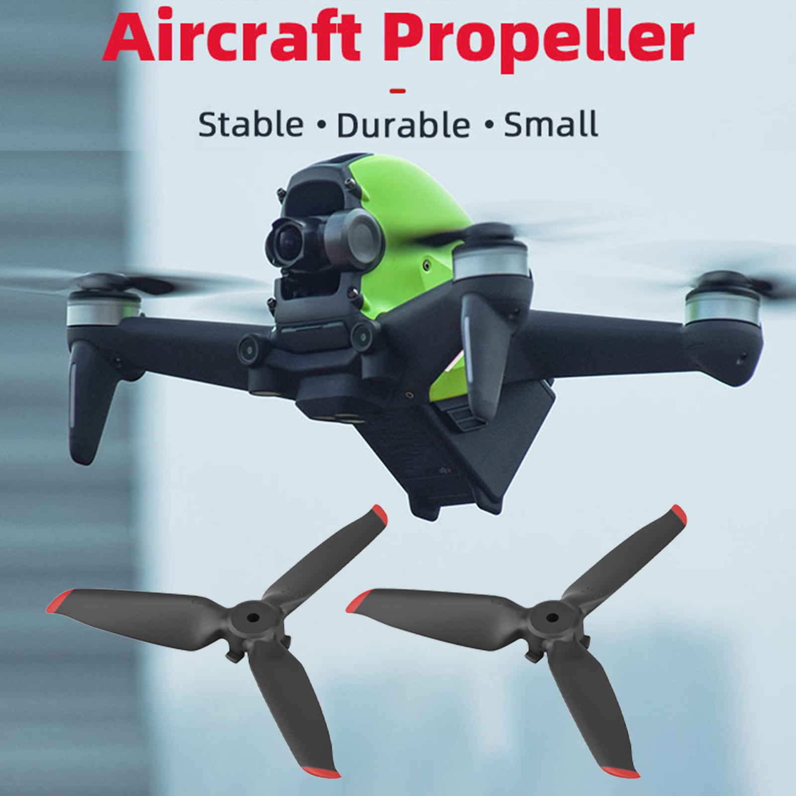 hav det sjovt genert tyngdekraft Archer 1 Pair Mini PC Drone Propeller Replacement Blades for DJI FPV Combo  - Walmart.com
