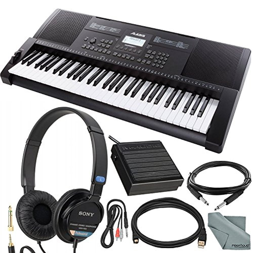 In-Demand Sounds and 3-Month Skoove Premium Subscription Alesis Harmony 61-61 Key Ultra-Portable Keyboard With Velocity-Sensitive Keys Built-in Speakers 300