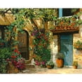 thumbnail image 3 of Borelli, Guido 14x12 Black Modern Framed Museum Art Print Titled - Il Giardino Fiorito, 3 of 5