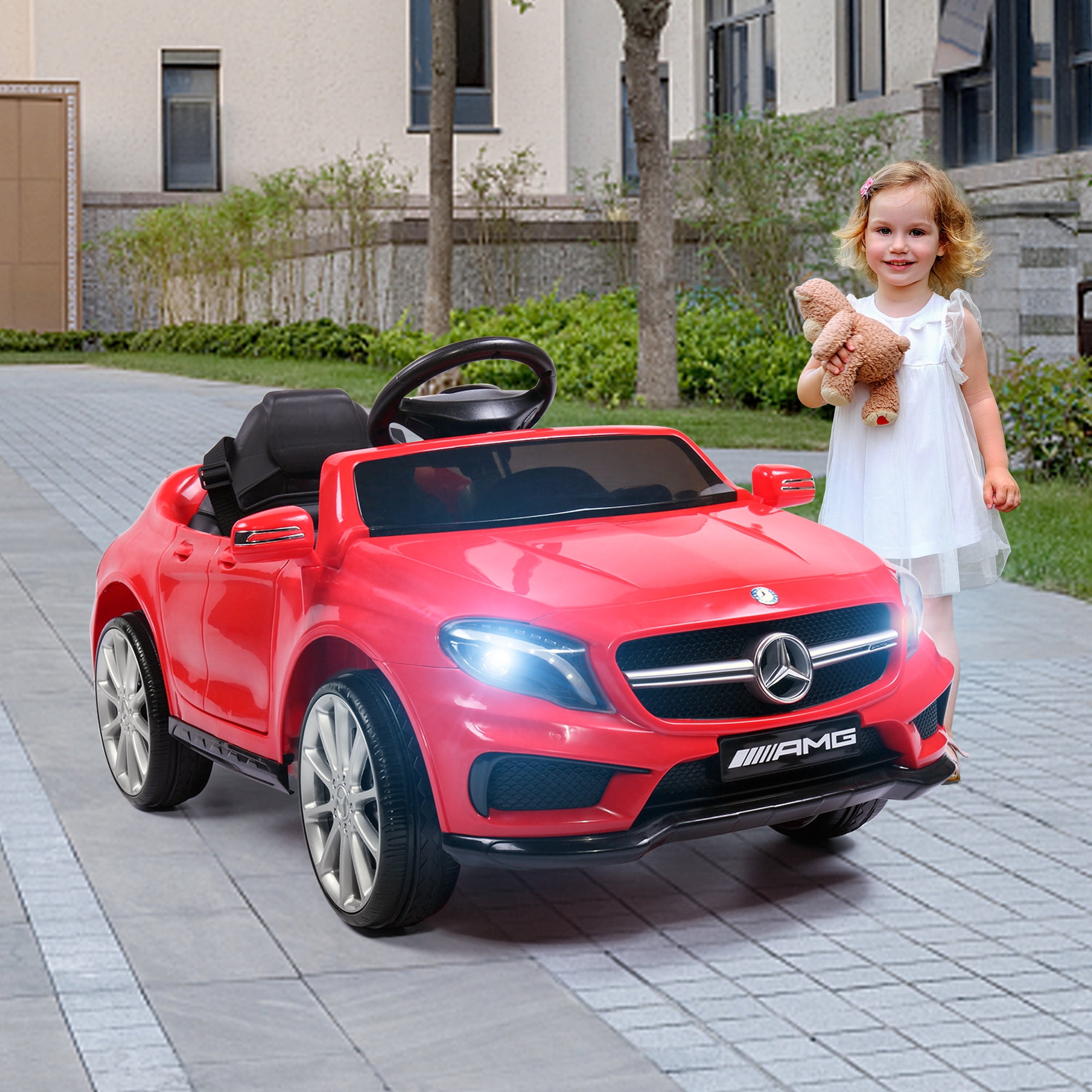 Kids Baby Remote Control RC Ride Mercedes BENZ  Car Four Wheel Battery Powered 