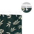 thumbnail image 5 of Yayeee Shower Curtain with Hooks 72"x72" Waterproof Fabric Bathroom Hanging Decor, Beige Leaves, 5 of 5