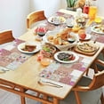 thumbnail image 2 of Pioneer Flower Floral Print Pattern Summer Placemats Table Placemats Set Of 4-Linen Kitchen Washable Placemats Table Mats 12x18 Inch Non-Slip Heat Resistant, 2 of 6