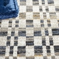 thumbnail image 6 of SAFAVIEH Pyramid Naomi Geometric Area Rug, Ivory/Grey Navy, 5'3" x 7'8", 6 of 7