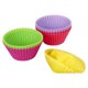 thumbnail image 1 of Moldes de silicona para magdalenas, 10 piezas de tazas reutilizables de silicona para hornear Moldes antiadherentes para bollos, magdalenas, magdalenas y dulces Macarena Molde de pastel de silicona Molde para muffins, 1 of 8
