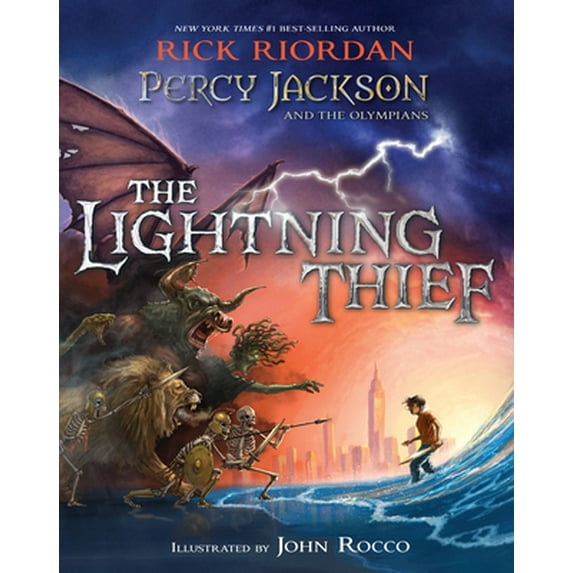 Pre-Owned Percy Jackson and the Olympians The Lightning Thief Illustrated Edition, 9781484787786, 1484787781, Hardcover, Illustrated edition