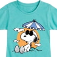 thumbnail image 3 of Peanuts - Snoopy Beach Day - Toddler And Youth Girls Short Sleeve Graphic T-Shirt, 3 of 6
