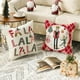 thumbnail image 4 of Fundas de almohada rojas de Cascanueces de Feliz Navidad, funda de cojín de fiesta de vacaciones de invierno, decoración para sofá, 50x50, 4 of 5