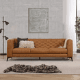 thumbnail image 5 of Miekor Furniture Fargo Tan Leather Sofa MK2546, 5 of 10