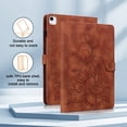 thumbnail image 2 of GSFY Case for 2024 iPad Air 11 Inch M2, PU Leather Magnetic Closure Folio Stand Cover Multiple Viewing Angles for iPad Air 11 6th/ iPad Air 10.9 4th &5th/ iPad Pro 11 (2018-2022), Brown Bloom, 2 of 8