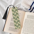 thumbnail image 4 of Kdxio Lilies Flowers Print Metal Tassel Bookmarks,Perfect Gift for Art Lovers and Bookworms Metal Bookmarks for Women, 4 of 8