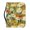 Oil Painted Floral, variant on HELLHERO Tropical Palm and Wave Bible Case with Portable Zippered Handle Bible Covers for Church, PU Leather Church Bible Bag for Christian Prayer