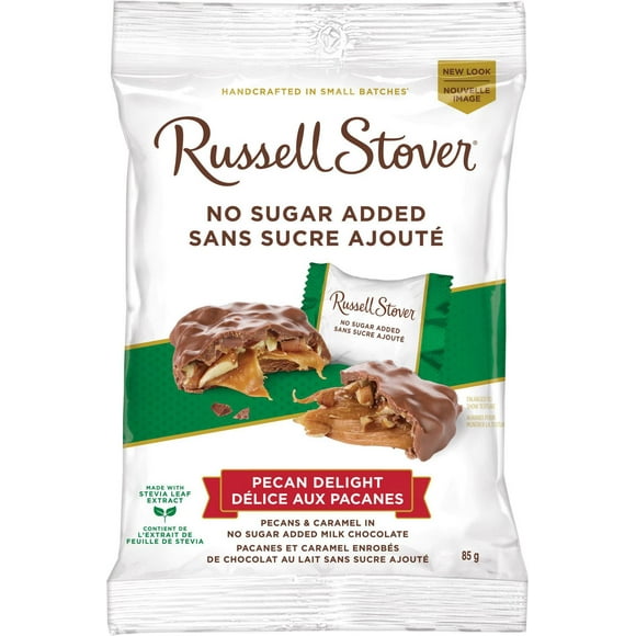 Russell Stover No Sugar Added Pecan Delights, 85-Gram Bag, 85 g