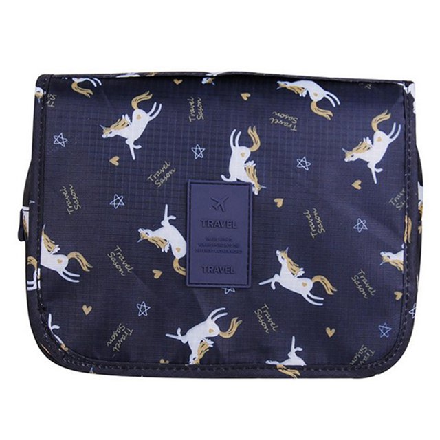 Coofit Hanging Toiletry Bag Portable Waterproof Toiletry Travel Bag Folding Makeup Bag