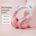 thumbnail image 2 of New Wireless Bluetooth Headsets Light Up Cat Ears Cute High Sound Quality Sports Gaming Headphones Up to 65% off!, 2 of 5