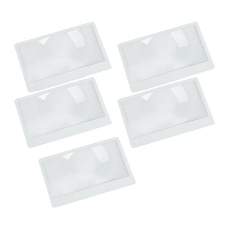 freneci 5 Pieces Fresnel Lens Pocket s Card for Low Vision Adults