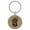 Light Brown, variant on Bigfoot US Flag USA Sasquatch Light Brown Laser Engraved Leatherette Keychain Backpack Pull - 1.5 x 3 Inches